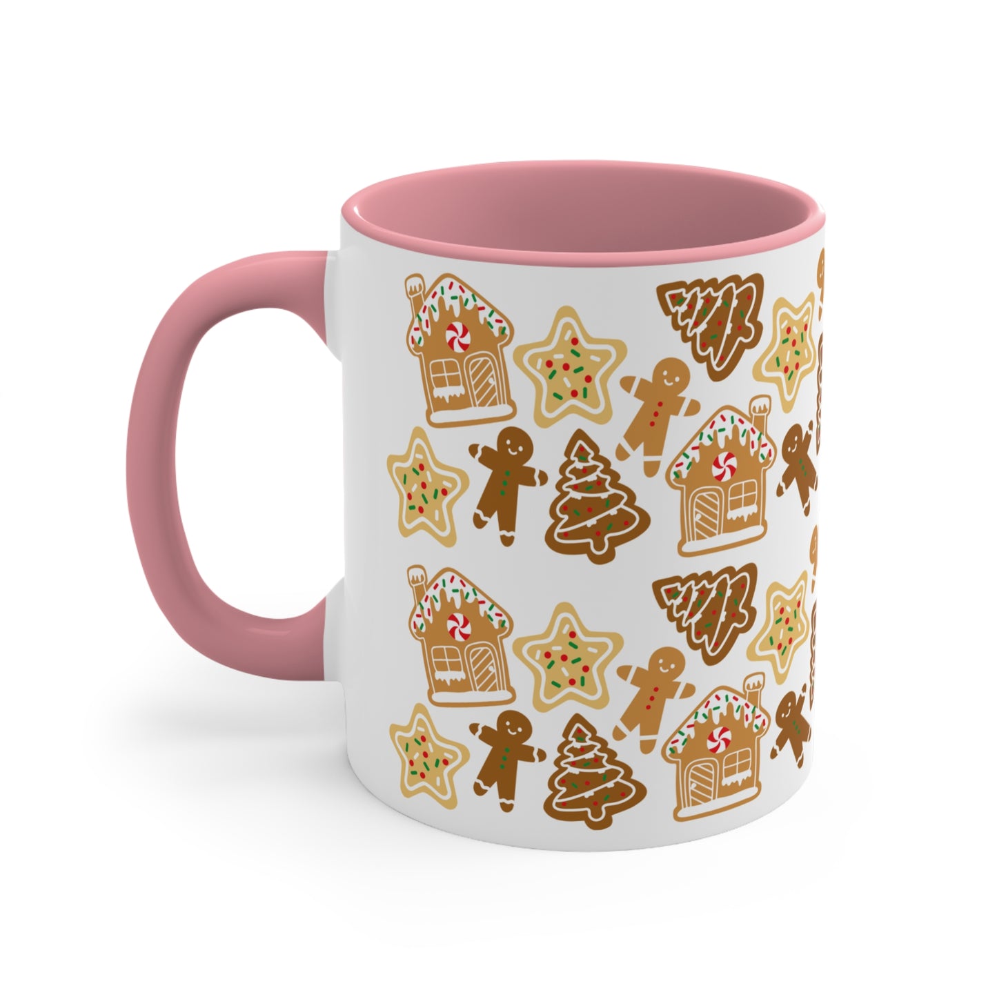 Gingerbread man Coffee Mug, 11oz for holiday season and Christmas lovers