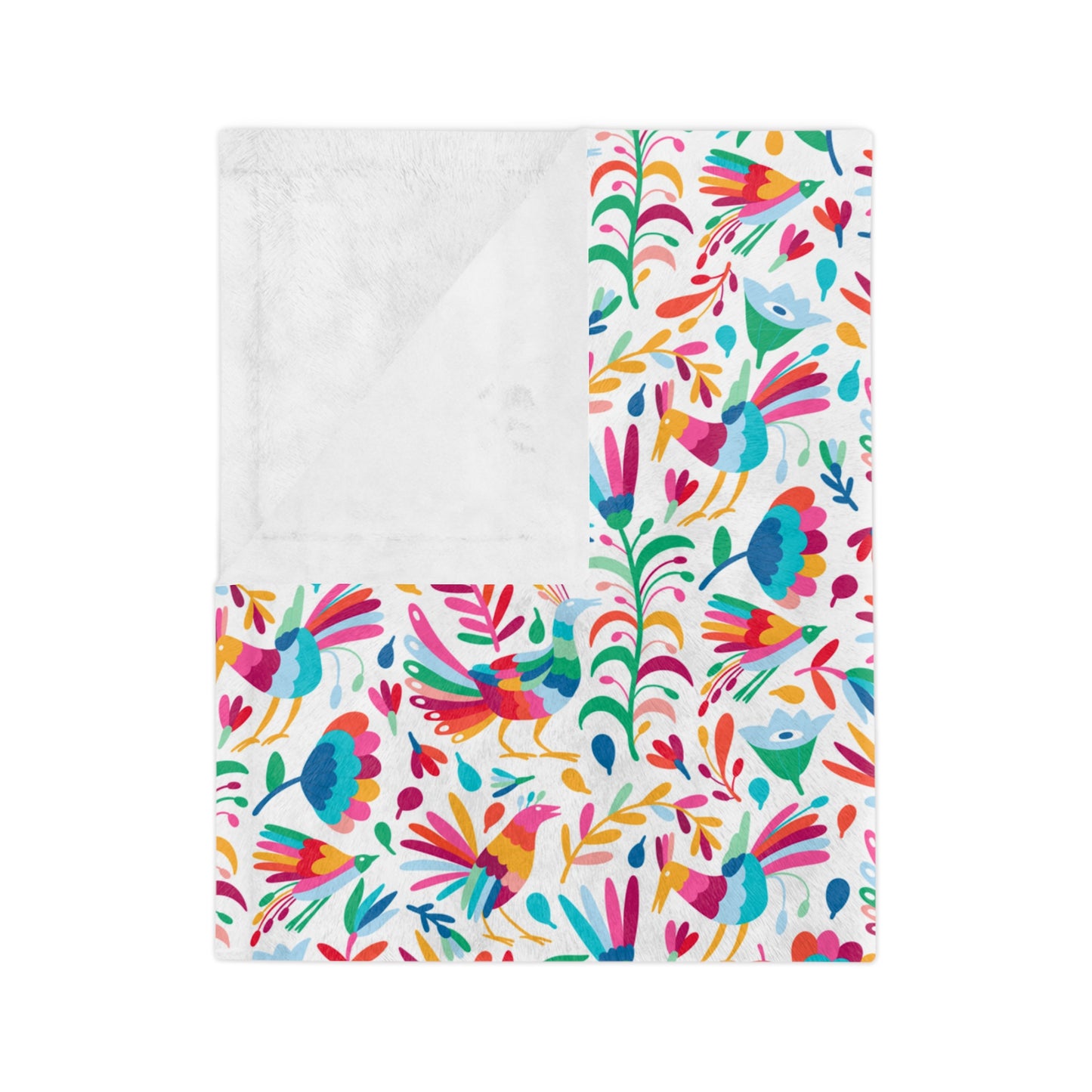 Otomi print  Blanket for Mexican home decor. Birthday gift for Mexican mom, Mexican friend or tia.