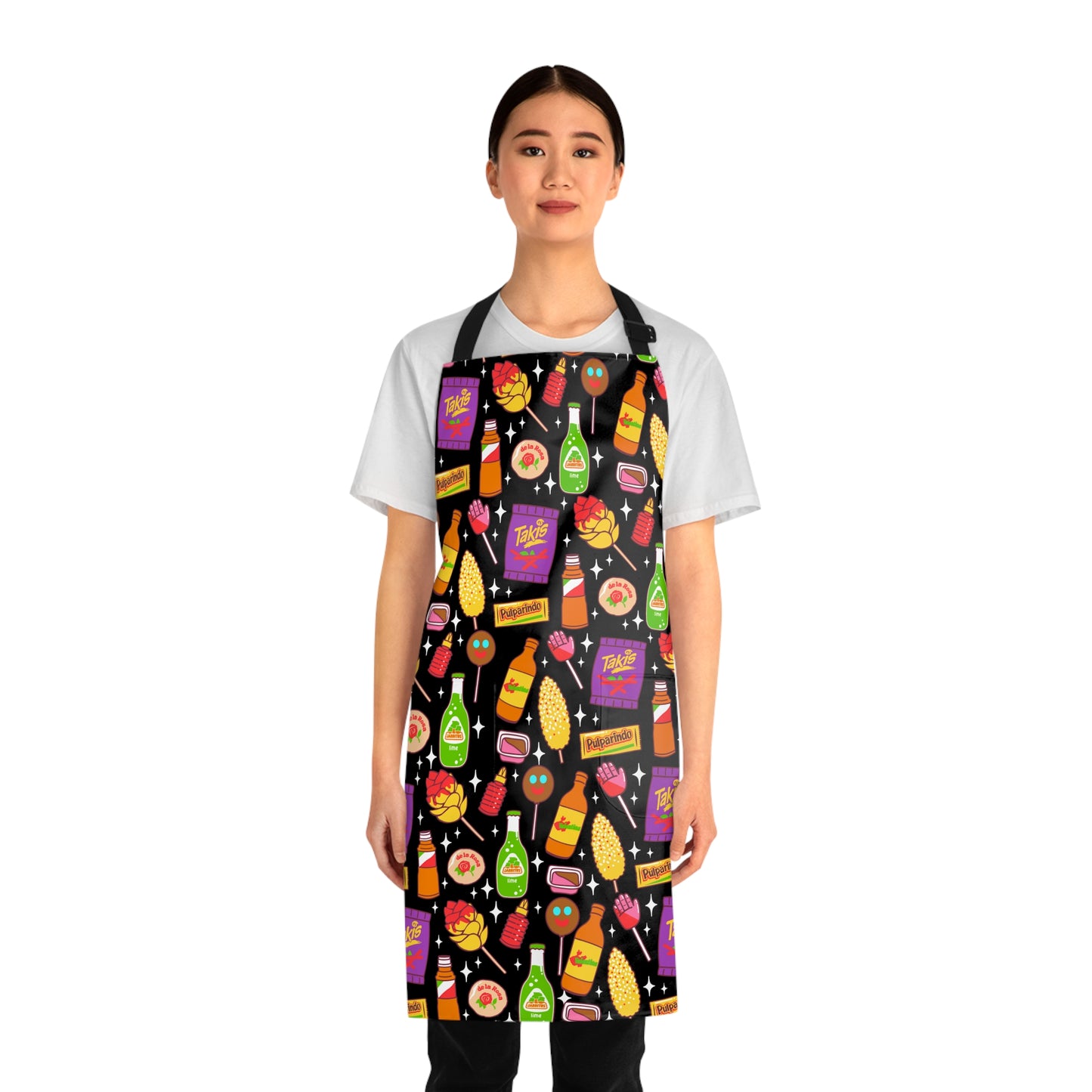 Mexican snacks Apron for Mexican friends or Mexican family. Mandiles mexicanos. Mexican gifts