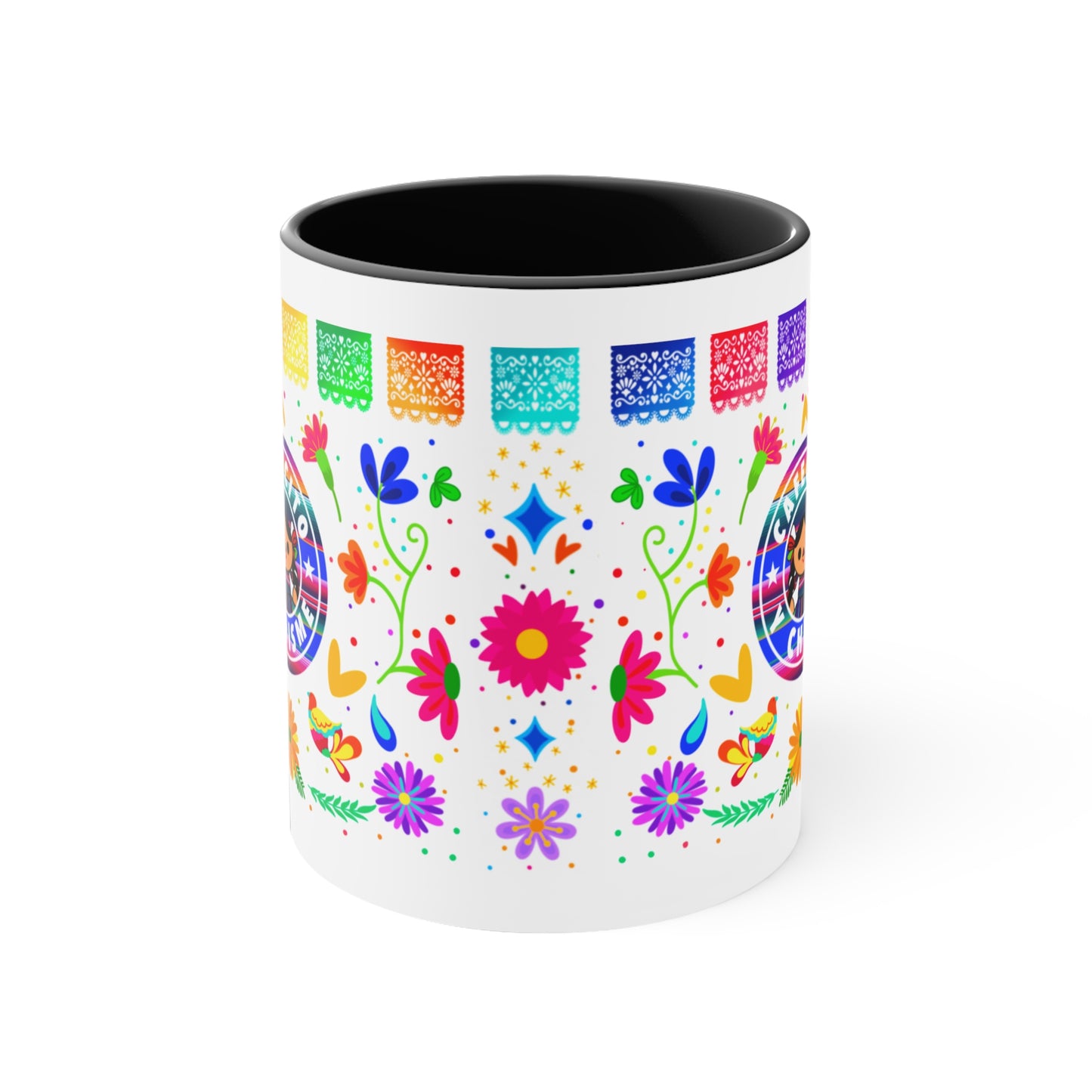 Cafecito y chisme Coffee Mug, 11oz. Mexican mug for her. Mexican gift ideas for woman. Café y chisme