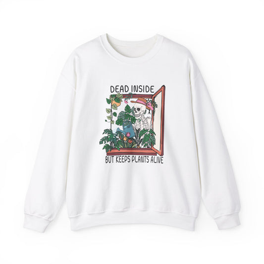 Funny plant Sweatshirt. Plant skeleton sweatshirt for gardener, plant lady or plant lover