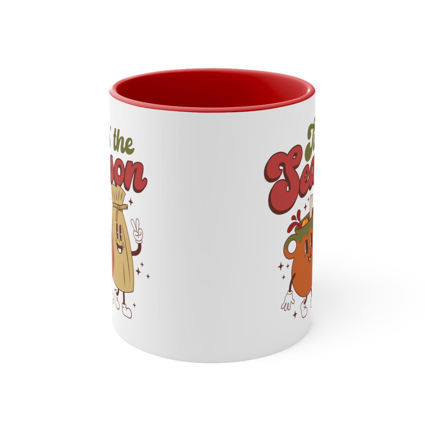 Mexican Coffee Mug, 11oz. Tamal y ponche mug for Mexican family or friends. This is the season Mexican edition.