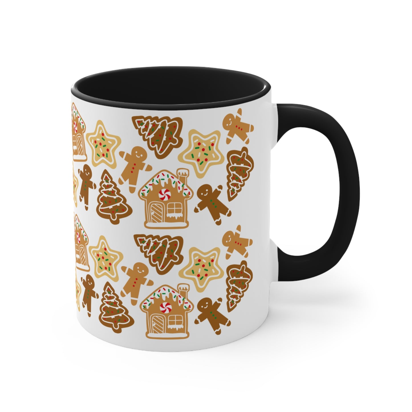 Gingerbread man Coffee Mug, 11oz for holiday season and Christmas lovers