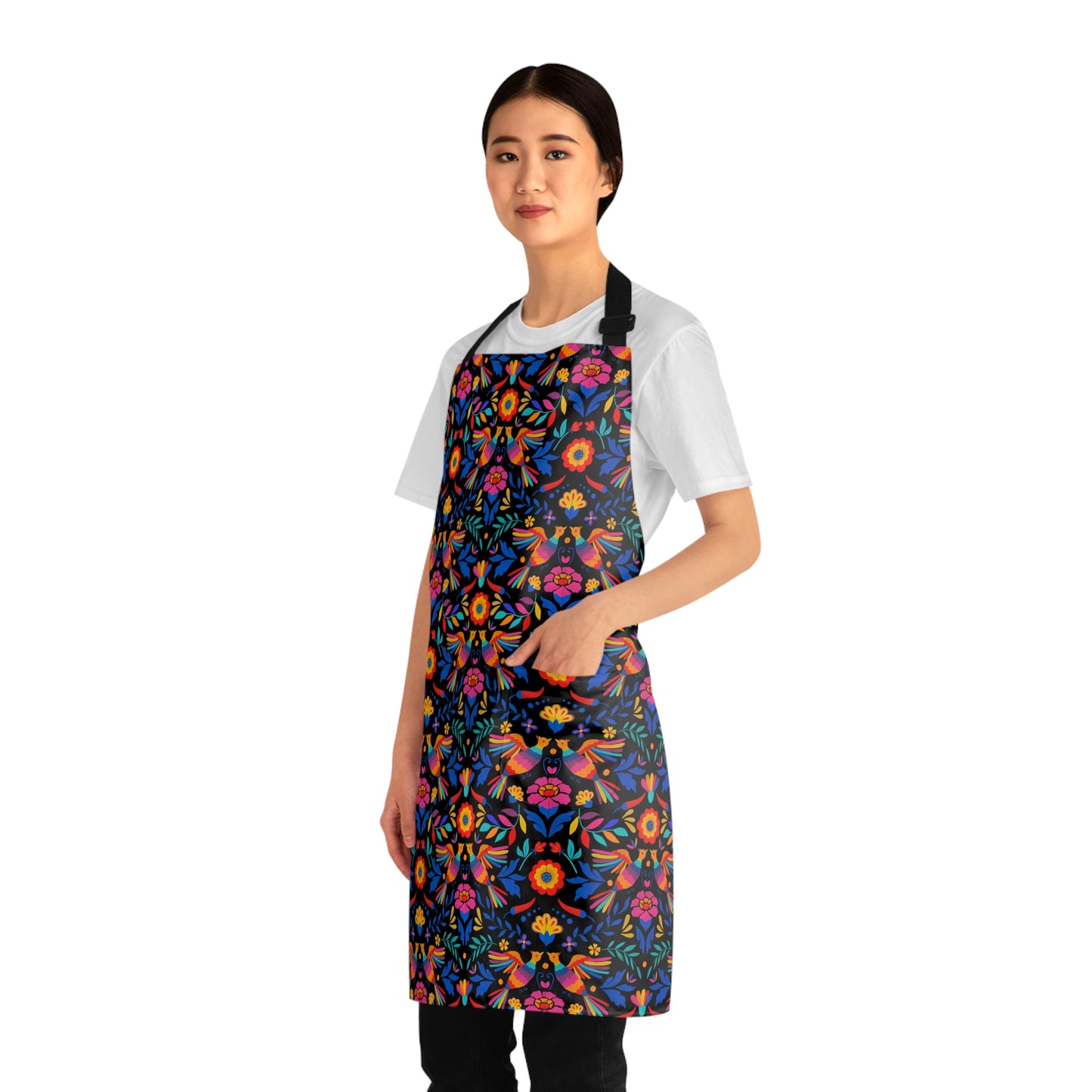Otomi mandil. Otomi Apron for Mexican mom or Mexican dad. Mothers Day gift for Mexican wife.