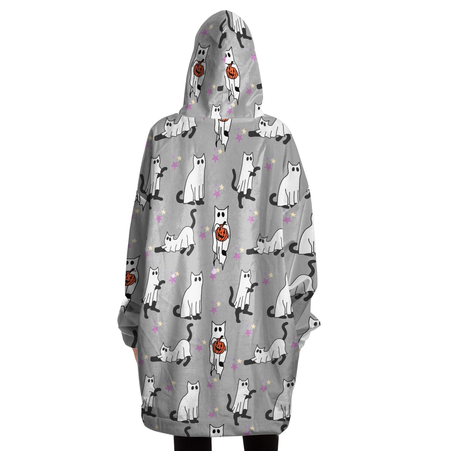 ghost cat Snug Hoodie for cat mama, cat daddy or cat lover