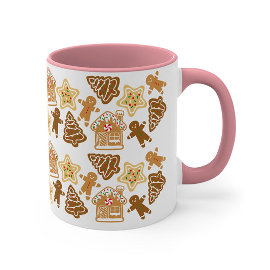 Gingerbread man Coffee Mug, 11oz for holiday season and Christmas lovers