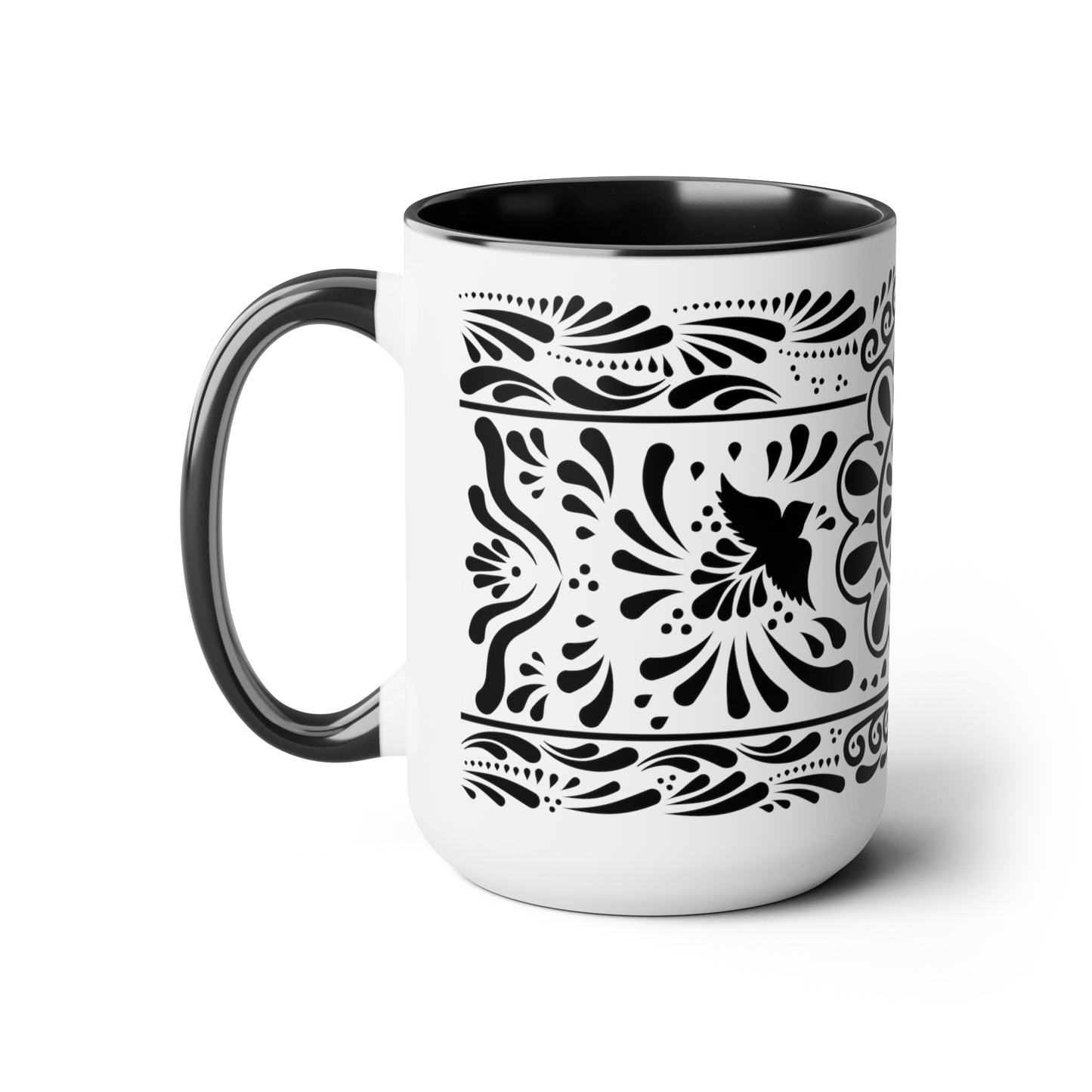 Mexican Talavera Coffee Mugs, 15oz for Mexican kitchen, Mexican home decor or Mexican decoration. Mothers Day for Mexican mom