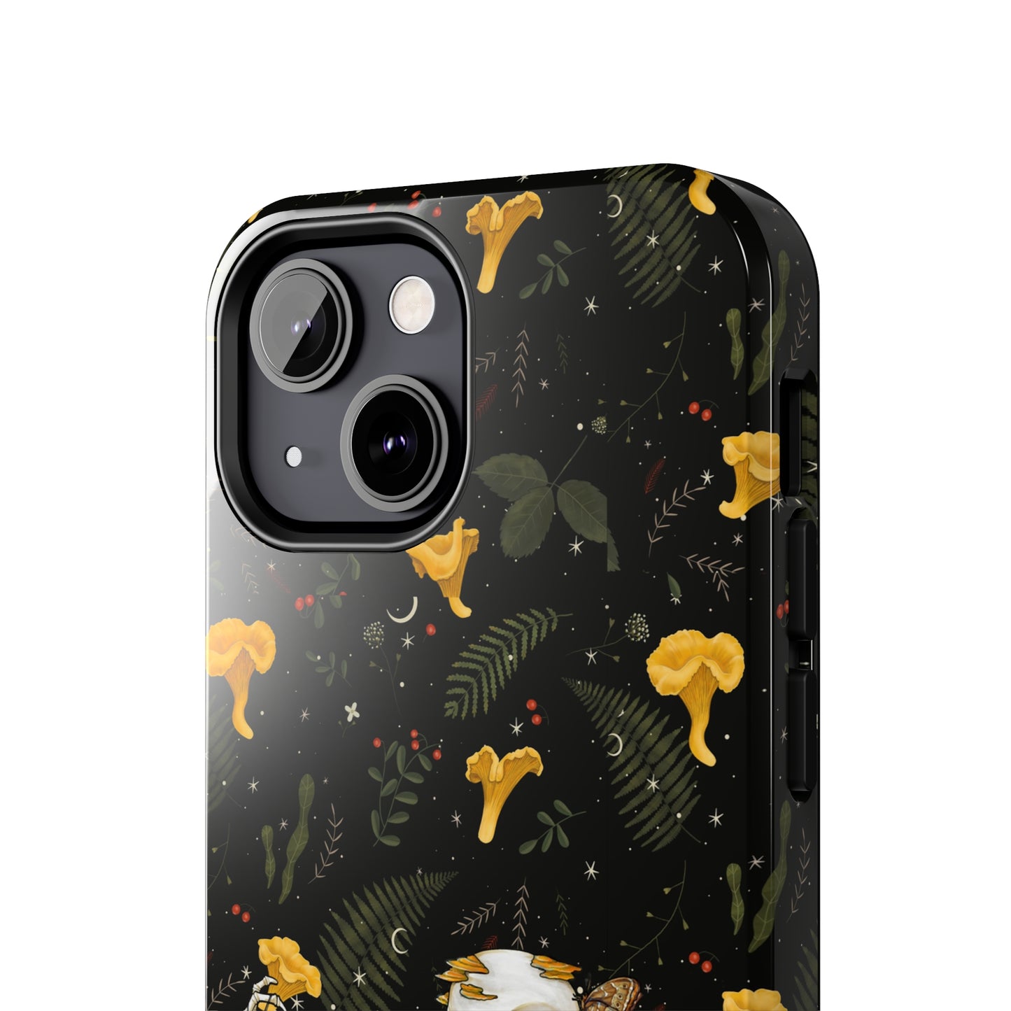Mushrooms, skeleton and plants Tough Phone be Cases, Case-Matefor iPhone 15, iPhone 14, iPhone 13, iPhone 12 and iPhone 11