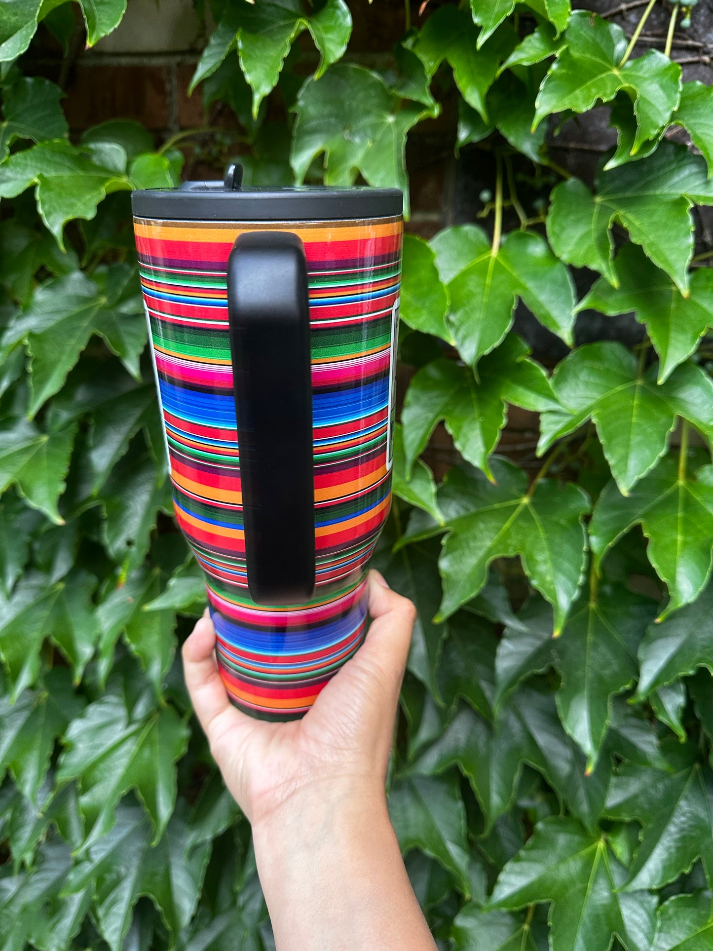 Mandilon tumbler for Mexican husband or Mexican dad. Funny Mexican mug for him. Stainless mug with flip straw