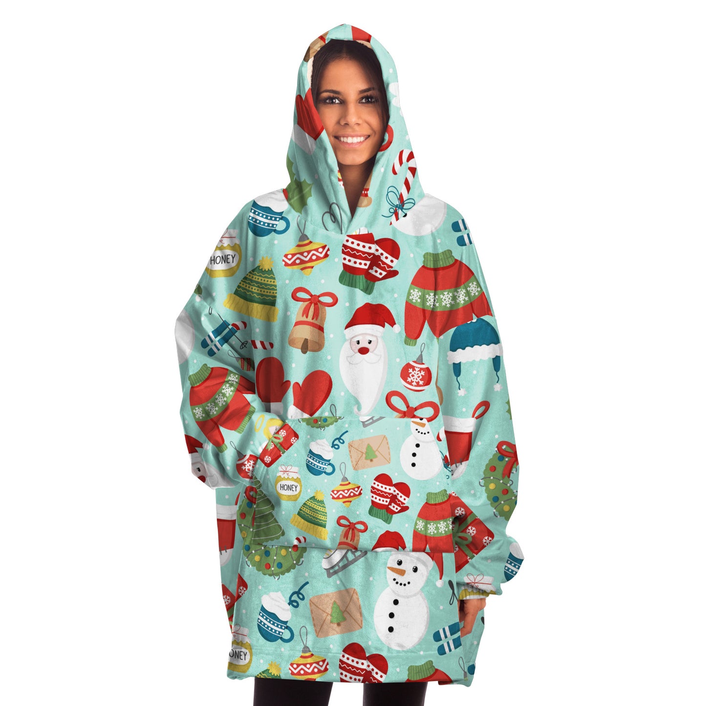 Christmas snug hoodie blanket for holiday seanson