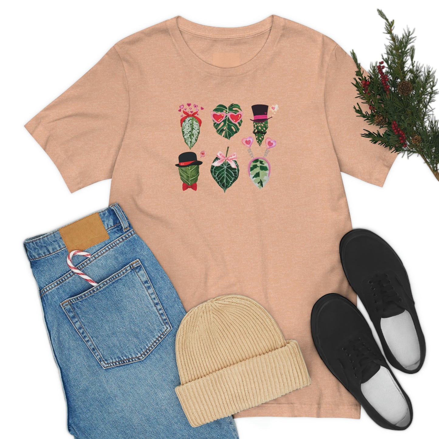 Plant Valentine’s Day for plant daddy or plant lady. Cute plant lover tshirt