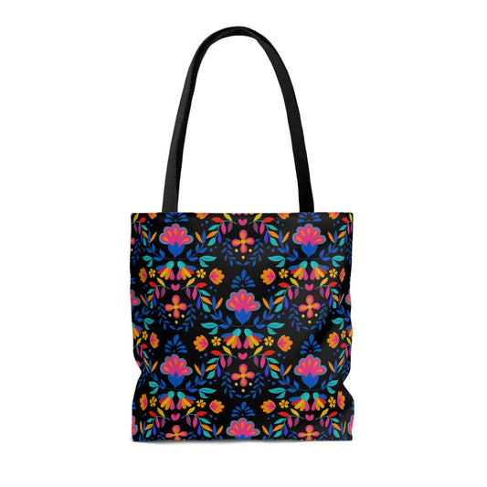 Folk Mexican Tote Bag for woman. Mexican bag for her. Mothers Day gift ideas for mexican mom. Folk mexican gift. Yucatán style. Oaxaca folk
